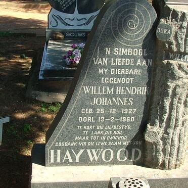 HAYWOOD Willem Hendrik Johannes 1927-1960