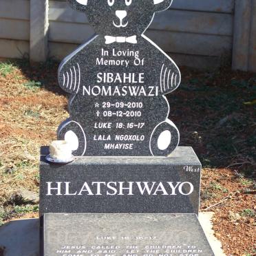 HLATSHWAYO Sibahle Nomaswazi 2010-2010
