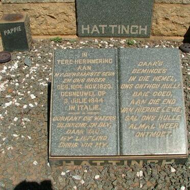 HATTINGH Chris 1820-1944