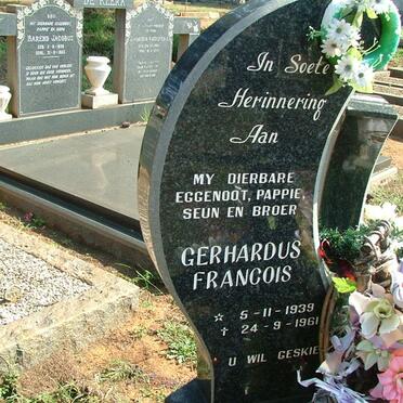 JOUBERT Gerhardus Francois 1939-1961 