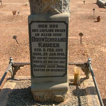 KRUGER Douw Gerbrand 1919-1940