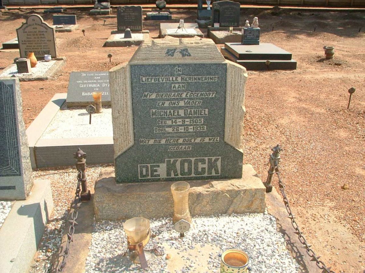 KOCK Michael Daniel, de 1905-1939