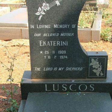 LUSCOS Ekaterini 1909-1974