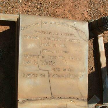 LEMMER Hester Isabella 1913-1939