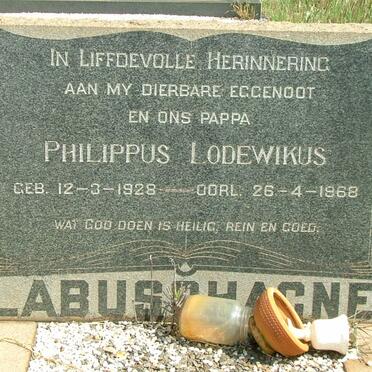 LABUSCHAGNE Philippus Lodewikus 1928-1968