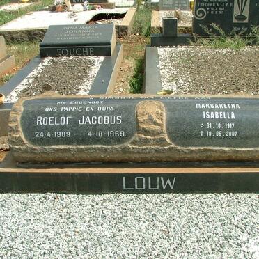 LOUW Roelof Jacobus 1909-1969 &amp; Margaretha Isabella 1917-2007