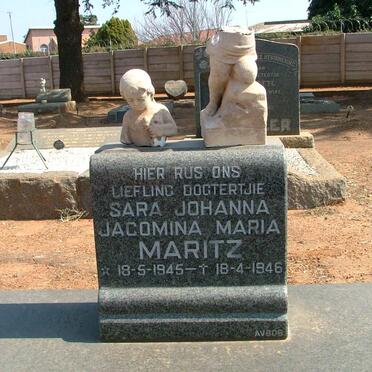 MARITZ Sara Johanna Jacomina Maria 1945-1946