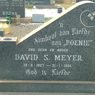 MEYER David S. 1927-1965