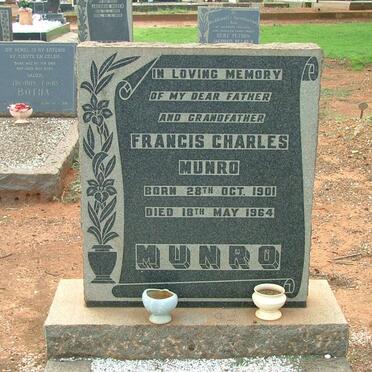 MUNRO Francis Charles 1901-1964