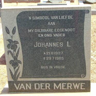 MERWE Johannes L., van der 1937-1965