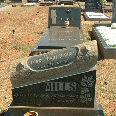 MILLS George Badenhorst 1929-1971