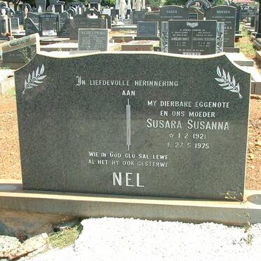 NEL Susara Susanna 1921-1975