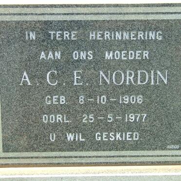 NORDIN A.C.E. 1906-1977