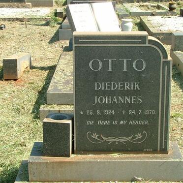 OTTO Diederik Johannes 1924-1970