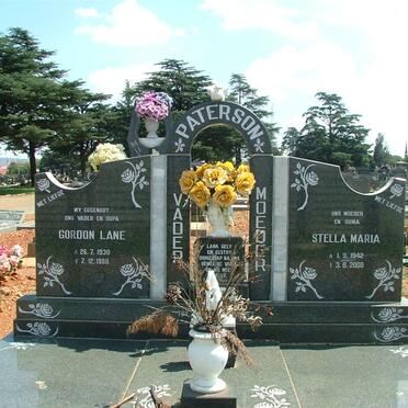 PATERSON Gordon Lane 1930-1988 &amp; Stella Maria 1942-2008