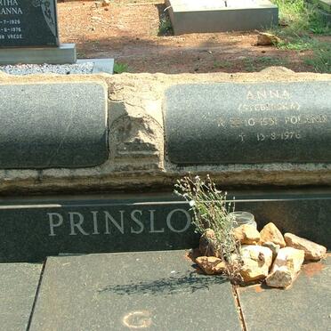 PRINSLOO Anna nee STEBELSKA -1976