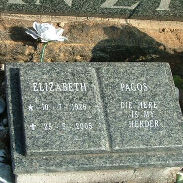 PAGOS Elizabeth 1926-2005