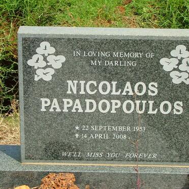 PAPADOPOULOS Nicolaos 1953-2008