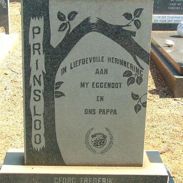 PRINSLOO George Frederik 1935-1971