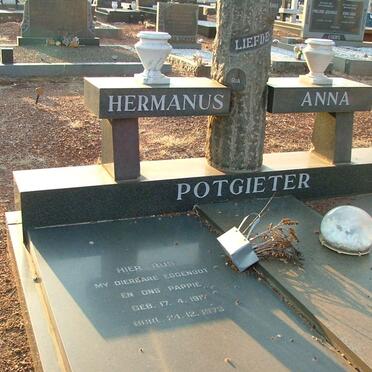 POTGIETER Hermanus 1917-1973 &amp; Anna 1923-2001