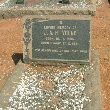 YOUNG J.A.H. 1904-1951