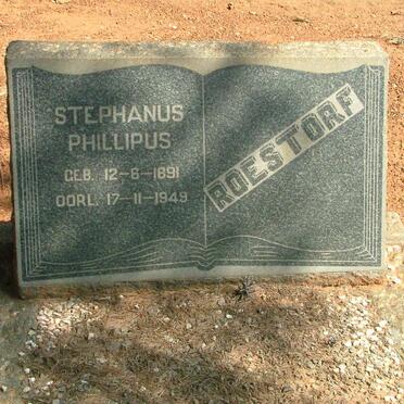 ROESTORF  Stephanus Phillipus 1891-1949