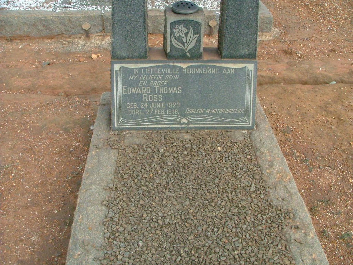 ROSS Edward Thomas 1923-1948