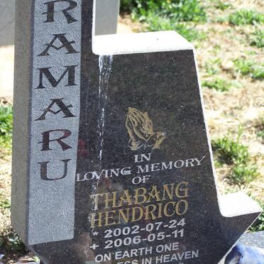 RAMARU Thabang Hendrico 2002-2006