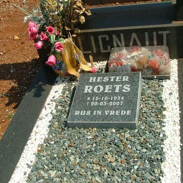 ROETS Hester 1934-2007