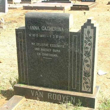 ROOYEN Anna Catharina, van 1897-1971