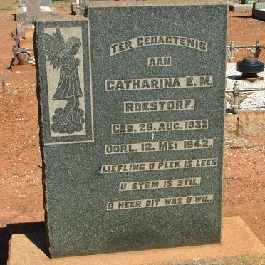 ROESTORF Catharina E.M. 1832-1842