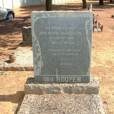 ROOYEN Jan Harm, van 1868-1941