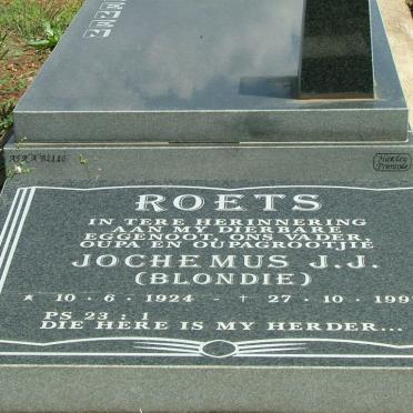 ROETS Jochemus J.J. 1924-1992