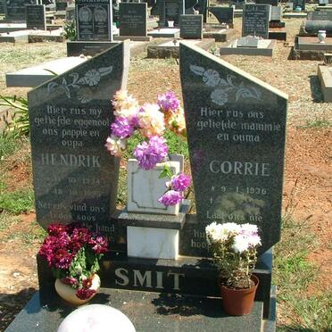 SMIT Hendrik 1934-1995 &amp; Corrie 1936-