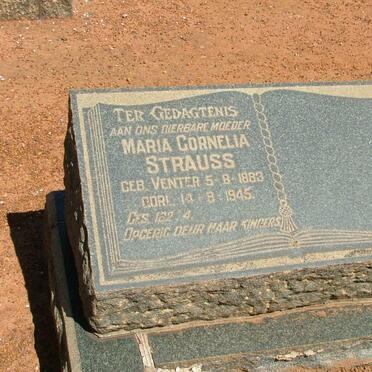 STRAUSS Maria Cornelia nee VENTER 1883-1945