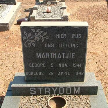 STRYDOM Marthatjie 1941-1942