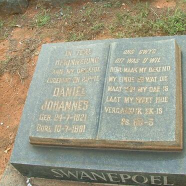 SWANEPOEL Johannes Daniel 1921-1961