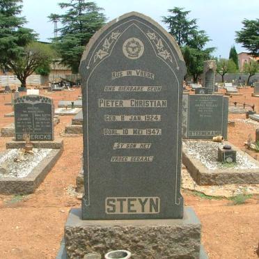 STEYN Pieter Christian 1924-1947