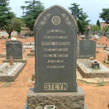 STEYN Pieter Christian 1924-1947