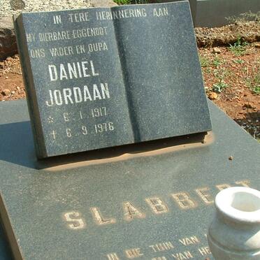 SLABBERT Daniel Jordaan 1917-1976