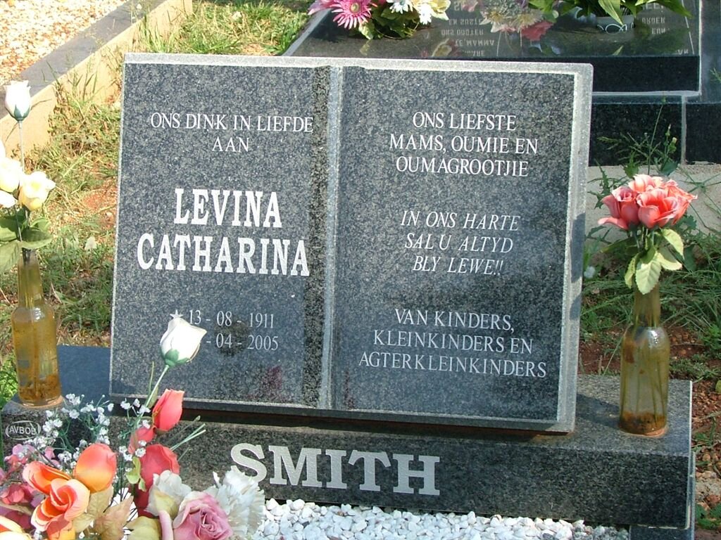 SMITH Levina Catharina 1911-2005