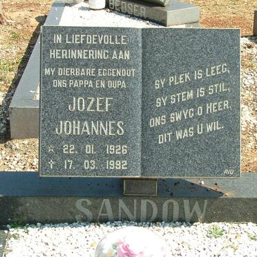 SANDOW Jozef Johannes 1926-1992