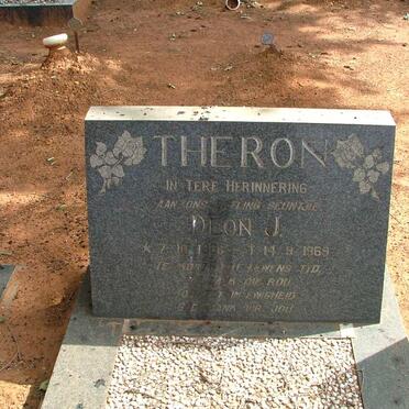THERON Deon J. 1968-1969