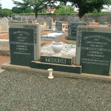 THERON Gert Stephanus Jacobus 1883-1956 &amp; Martha Elizabeth Sophia 1885-1963