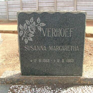 VERHOEF Susanna Margaretha 1963-1963