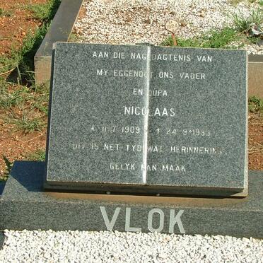VLOK Nicolaas 1909-1993