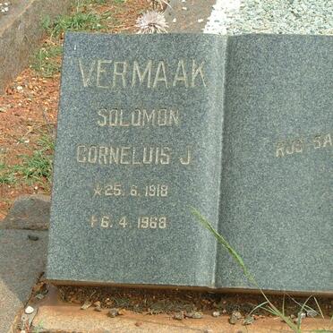 VERMAAK Solomon Cornelius J. 1918-1968