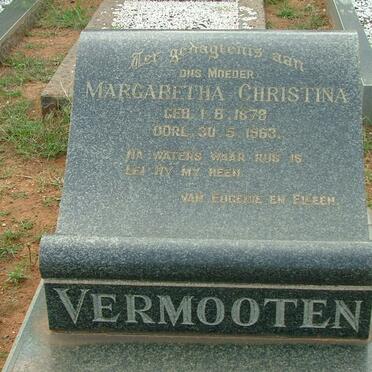 VERMOOTEN Margaretha Christina 1878-1963