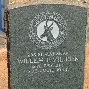 VILJOEN Willem P. -1943