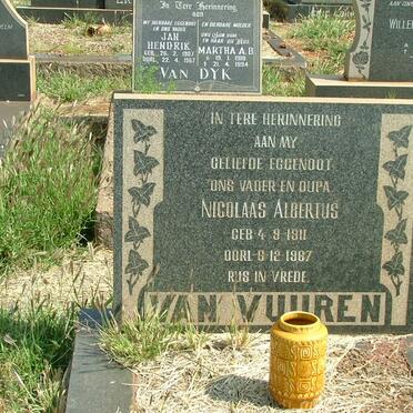 VUUREN Nicolaas Albertus, van 1911-1967